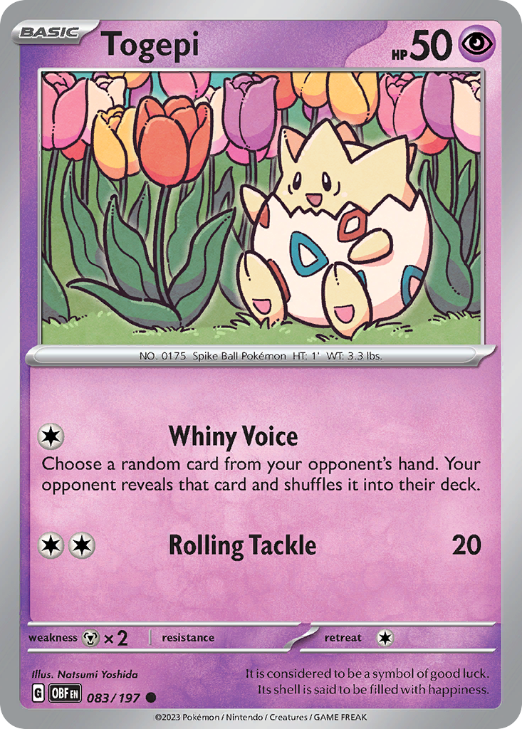 Togepi - Obsidian Flames - 083