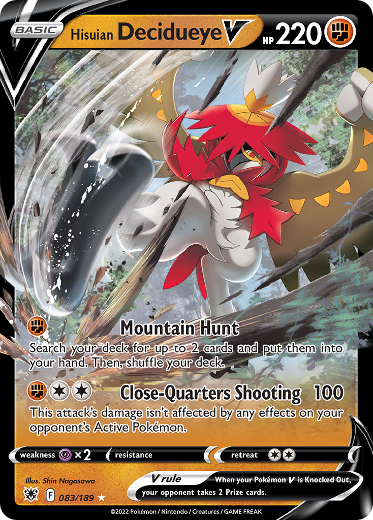 Hisuian Decidueye V - Astral Radiance - 083