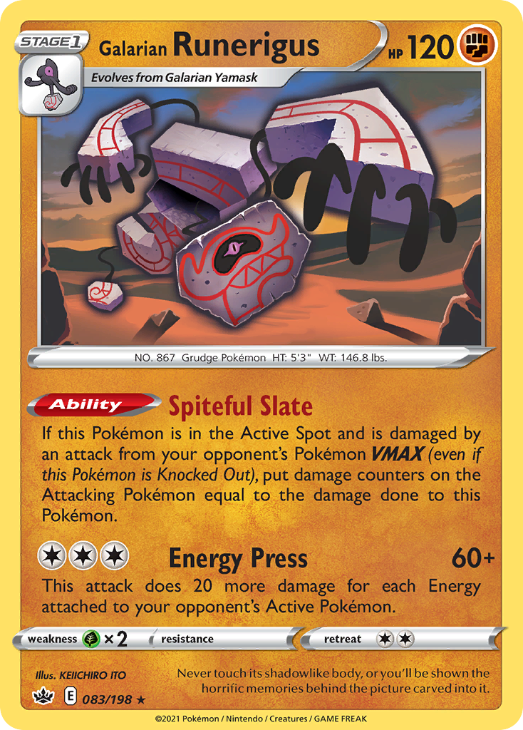 Galarian Runerigus - Chilling Reign - 083