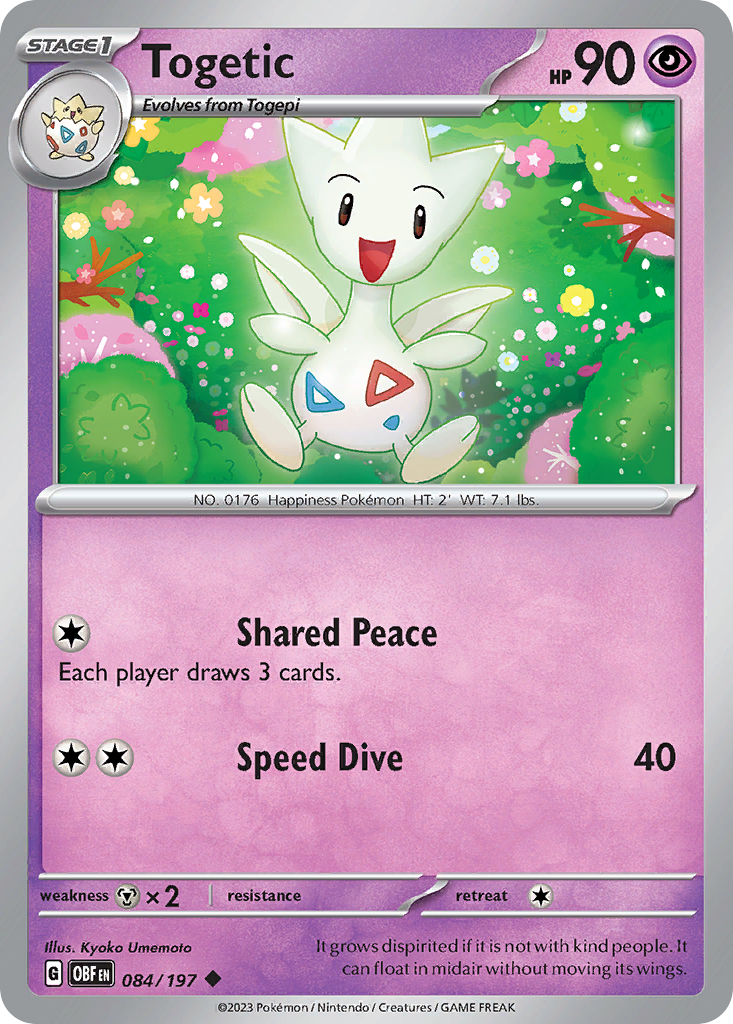 Togetic - Obsidian Flames - 084