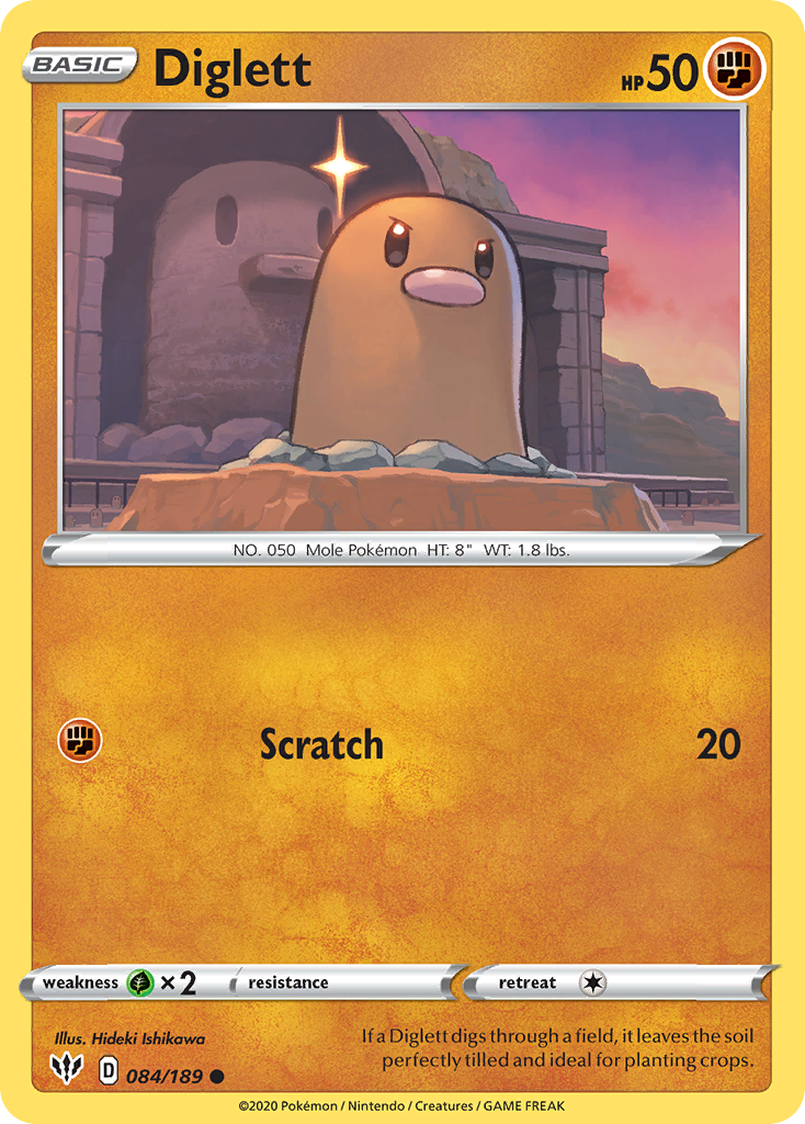 Diglett - Darkness Ablaze - 084