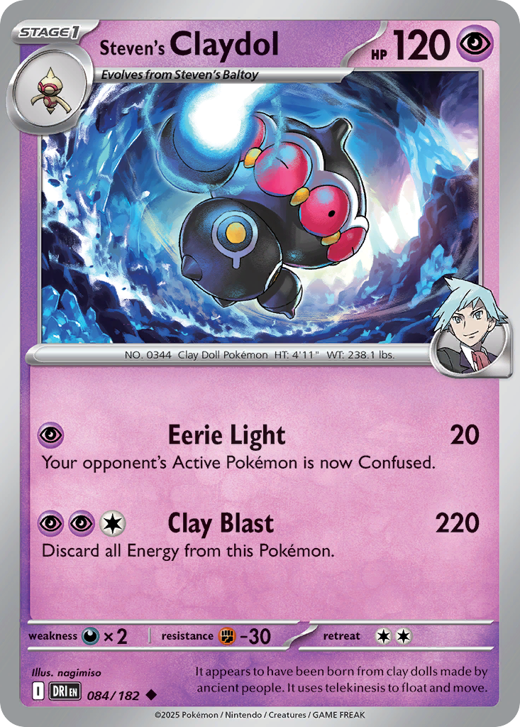Steven's Claydol - Destined Rivals - 084