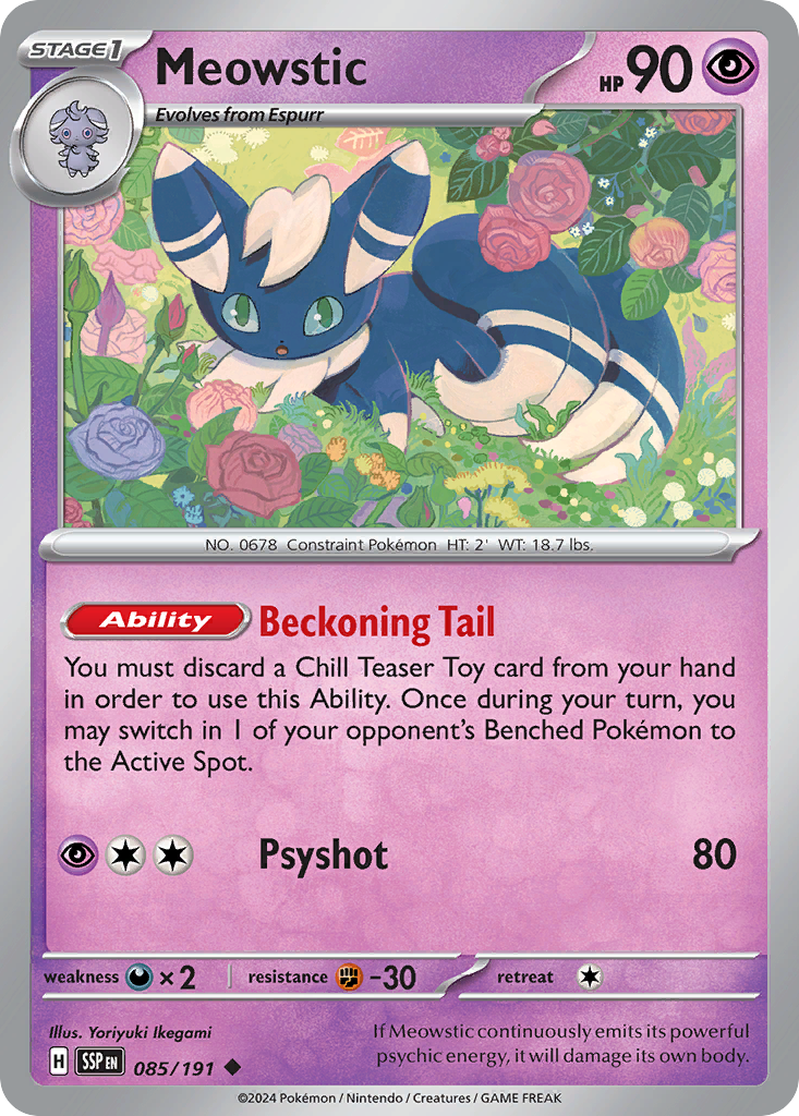 Meowstic - Surging Sparks - 085