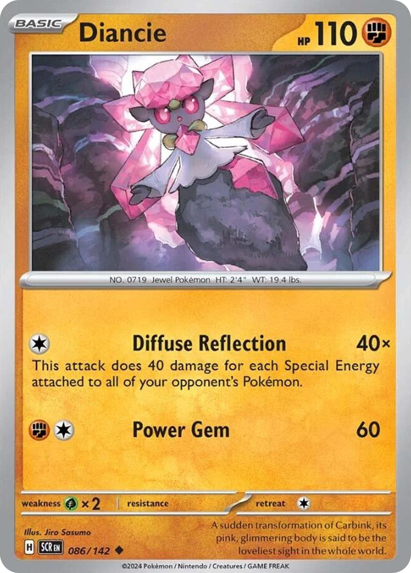Diancie - Stellar Crown - 086