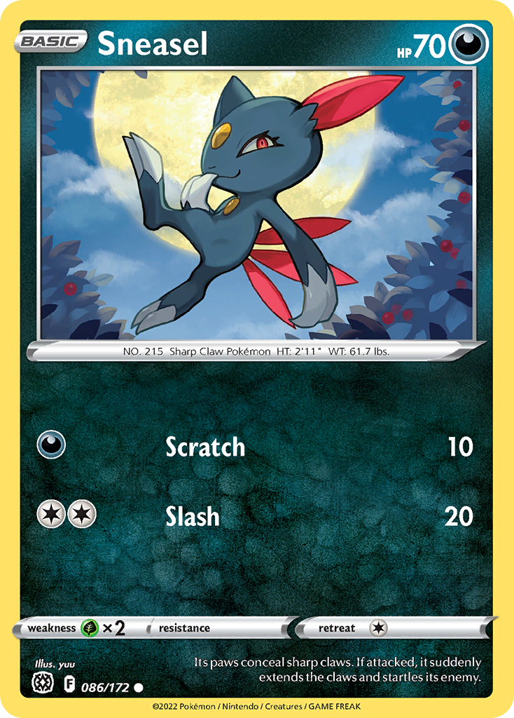 Sneasel - Brilliant Stars - 086
