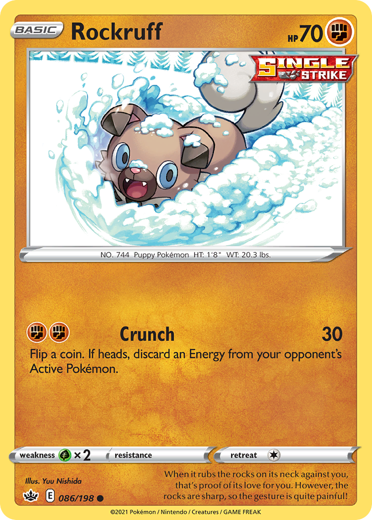 Rockruff - Chilling Reign - 086