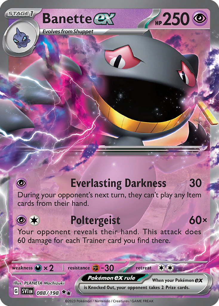 Banette ex - Scarlet & Violet - 088