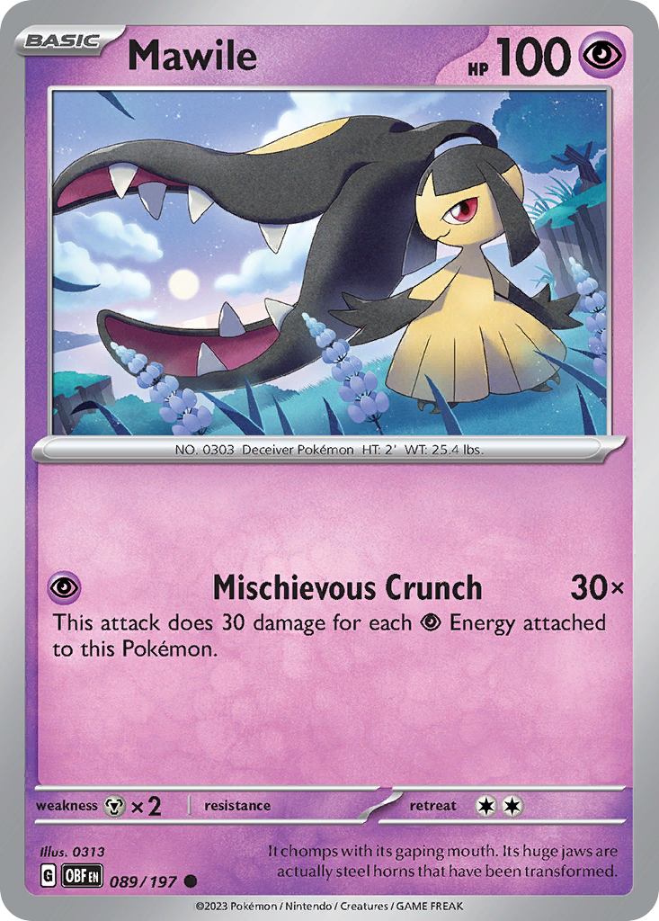Mawile - Obsidian Flames - 089