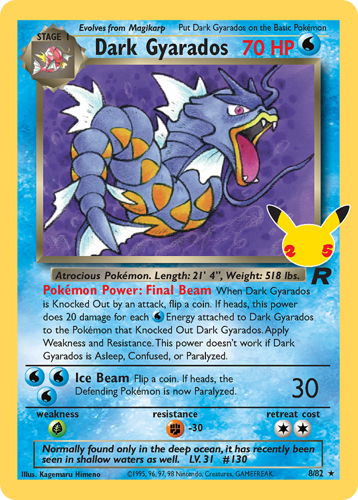 Dark Gyarados - Celebrations: Classic Collection - 008