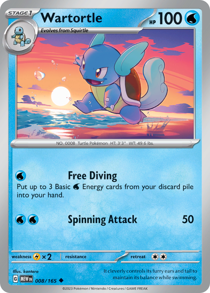 Wartortle - 151 - 008