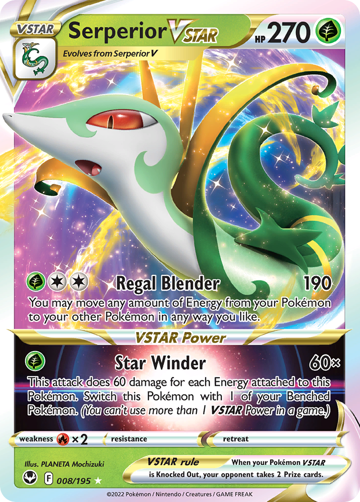 Serperior VSTAR - Silver Tempest - 008