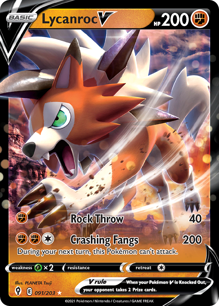 Lycanroc V - Evolving Skies - 091