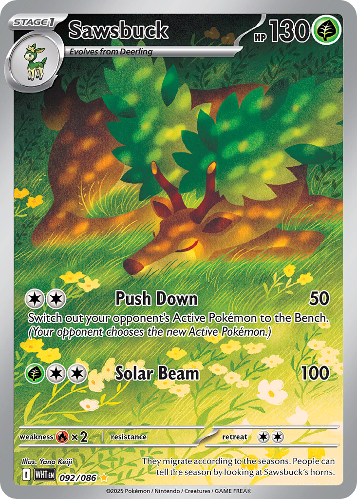 Sawsbuck - White Flare - 092
