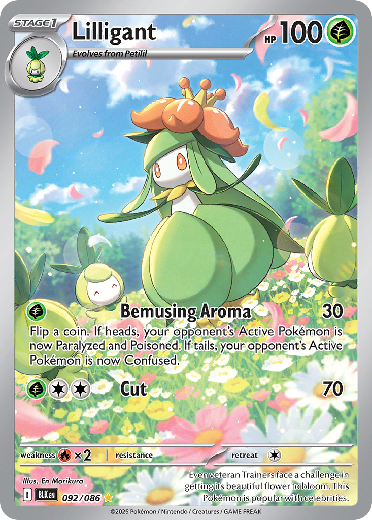 Lilligant - Black Bolt - 092