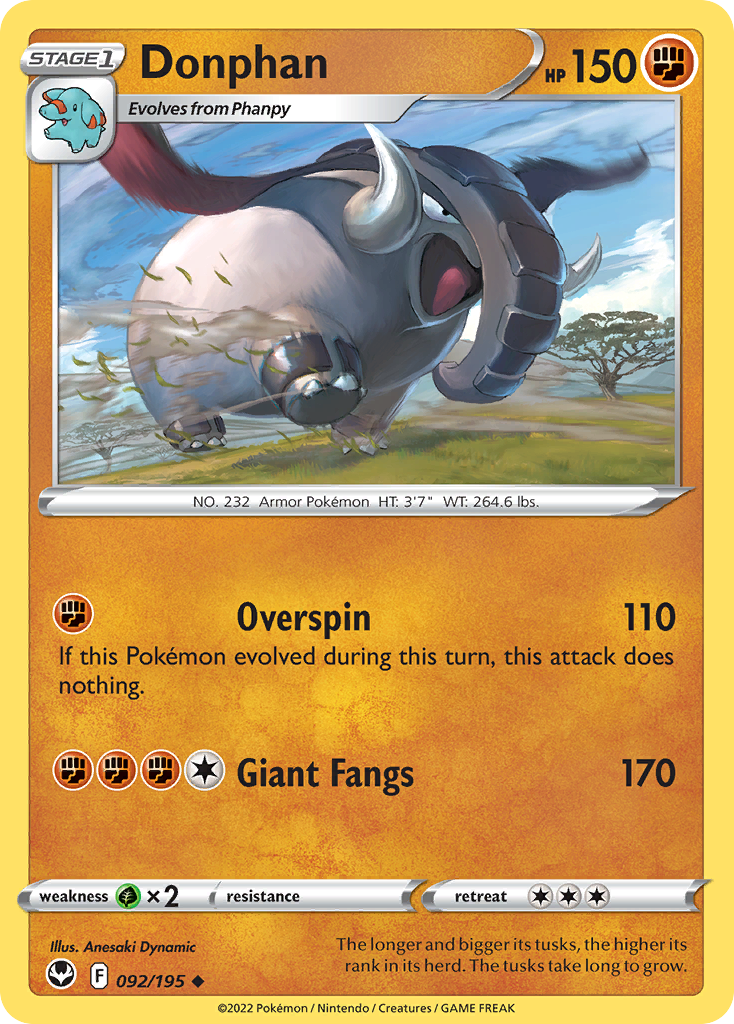 Donphan - Silver Tempest - 092