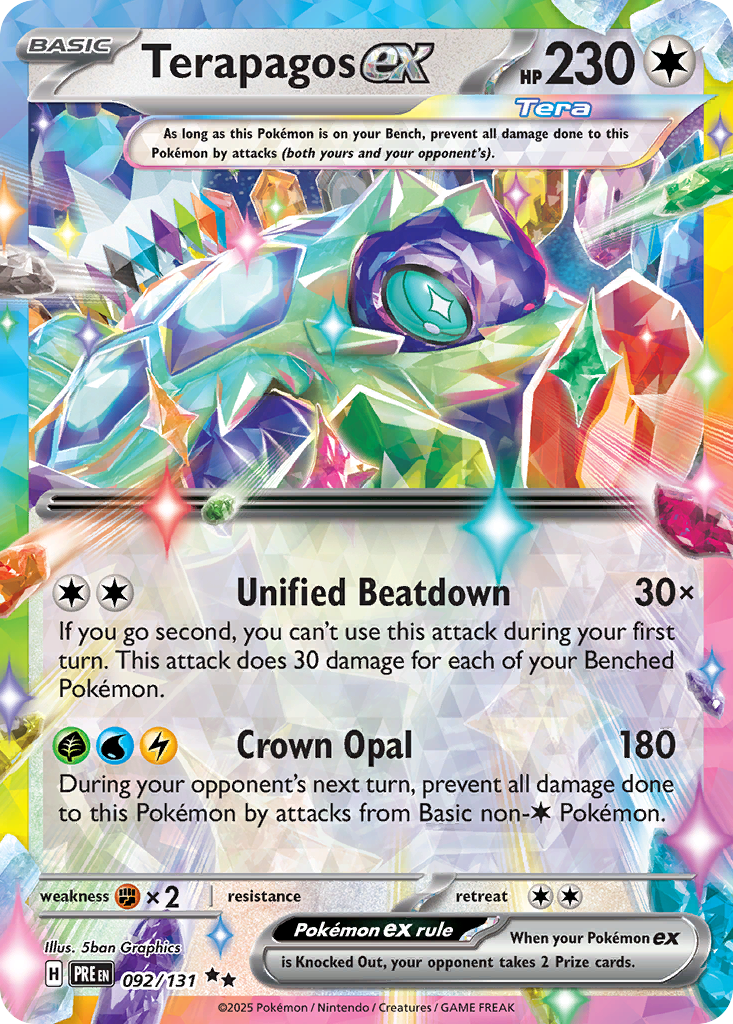 Terapagos ex - Prismatic Evolutions - 092