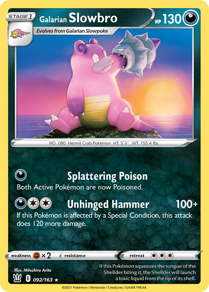 Galarian Slowbro - Battle Styles - 092