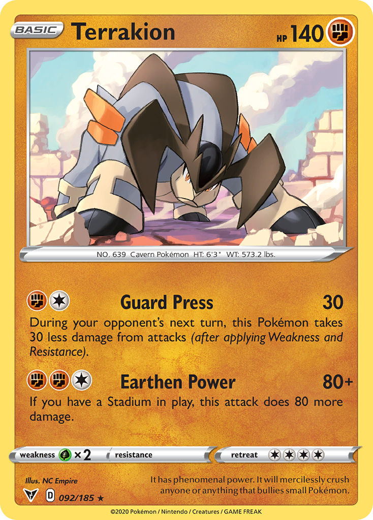 Terrakion - Vivid Voltage - 092
