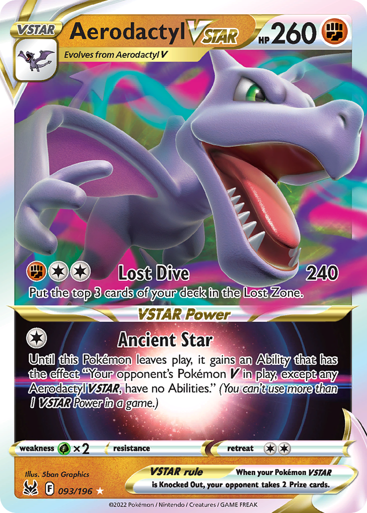 Aerodactyl VSTAR - Lost Origin - 093
