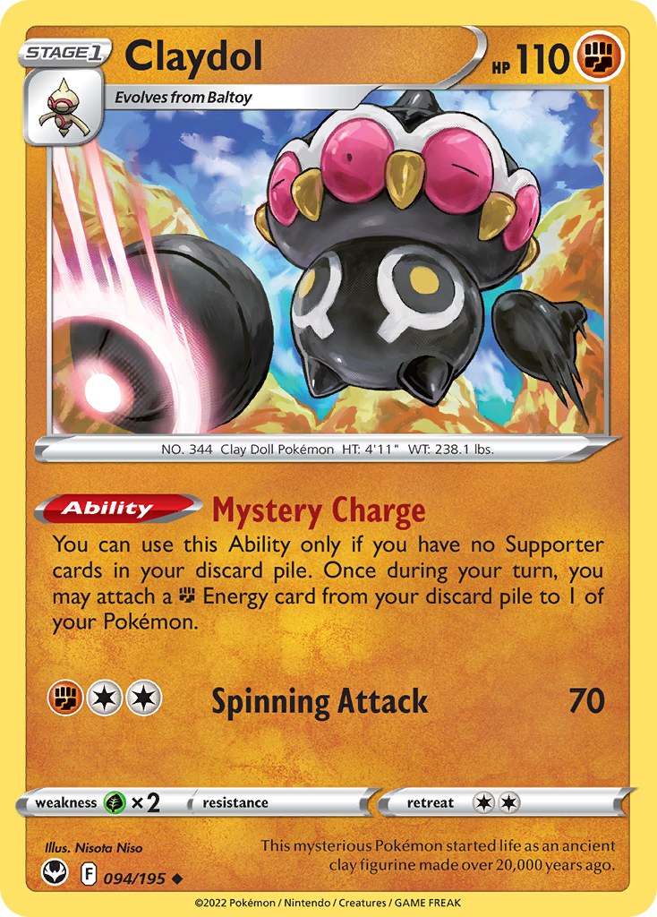 Claydol - Silver Tempest - 094