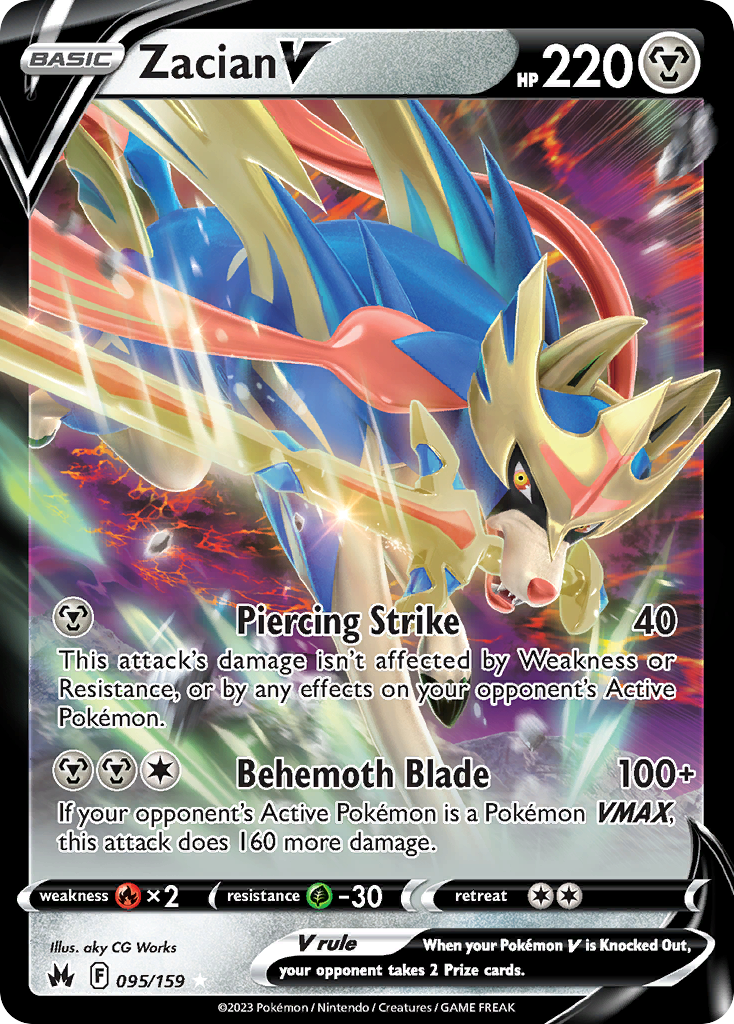 Zacian V - Crown Zenith - 095