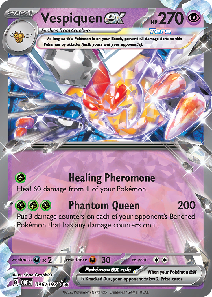 Vespiquen ex - Obsidian Flames - 096