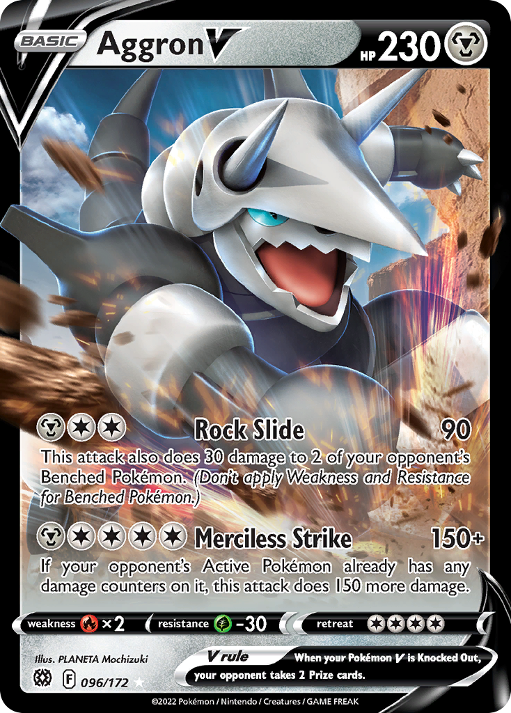 Aggron V - Brilliant Stars - 096