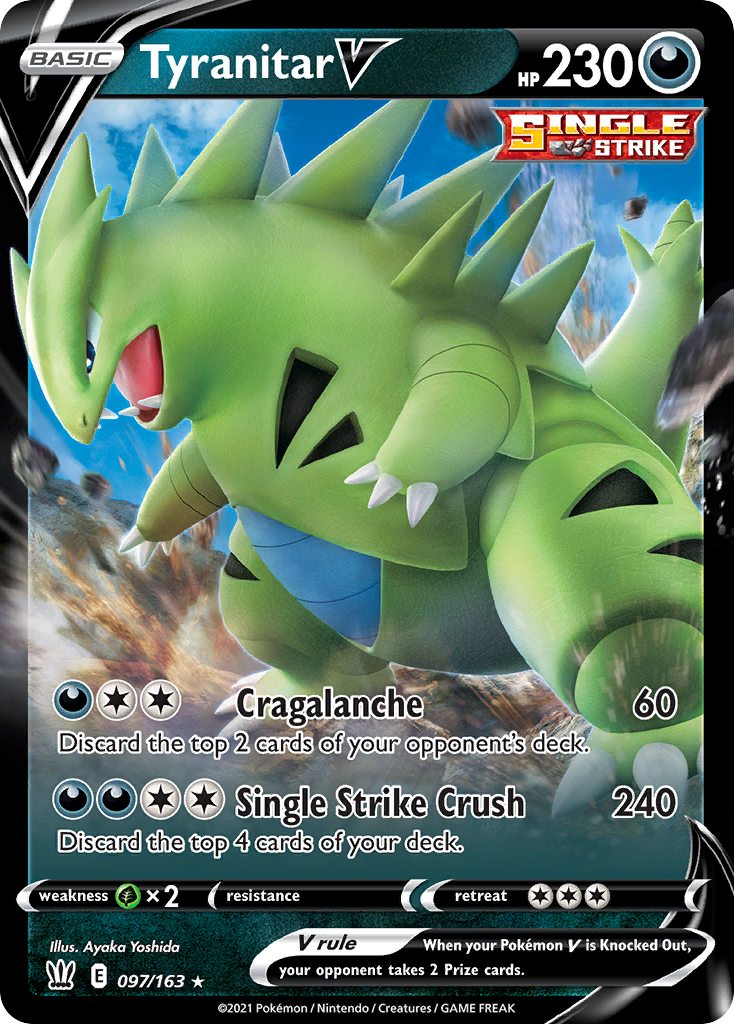 Tyranitar V - Battle Styles - 097