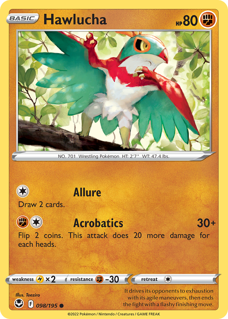 Hawlucha - Silver Tempest - 098