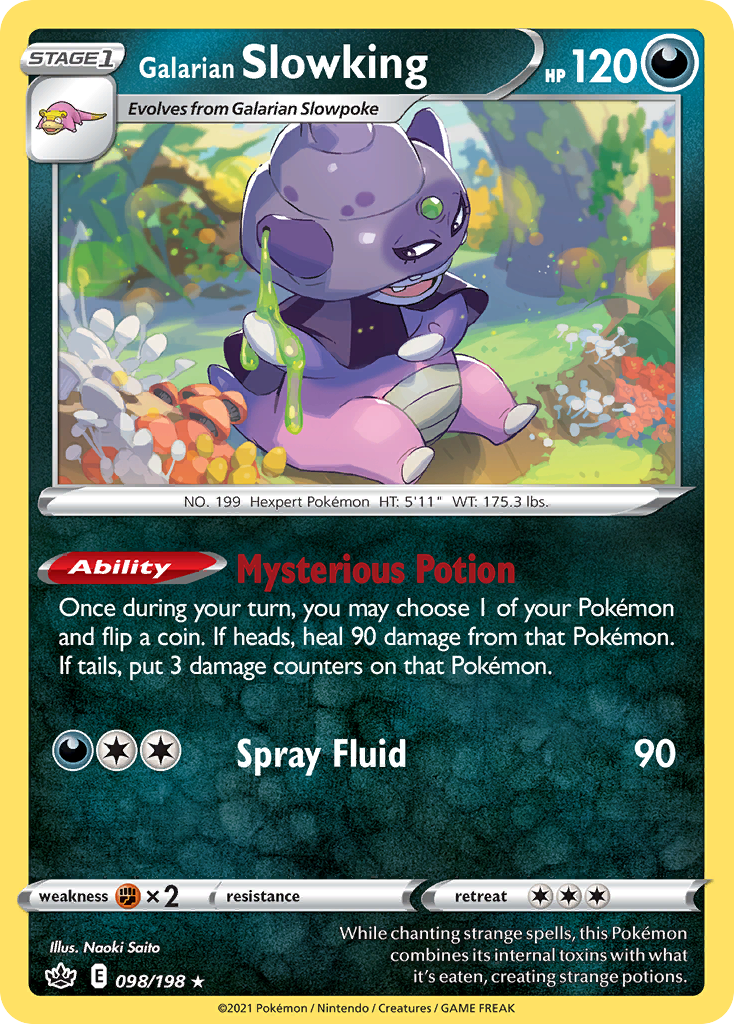 Galarian Slowking - Chilling Reign - 098
