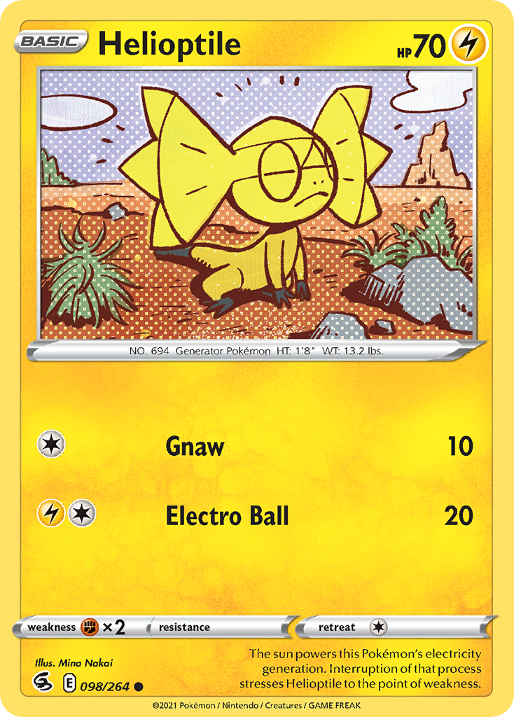 Helioptile - Fusion Strike - 098