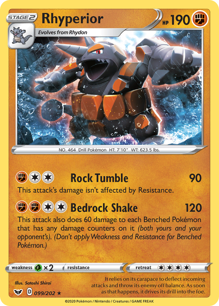 Rhyperior - Sword & Shield - 099