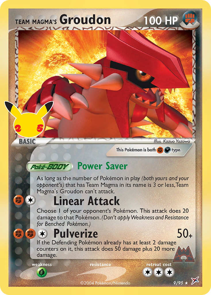 Team Magma's Groudon - Celebrations: Classic Collection - 009