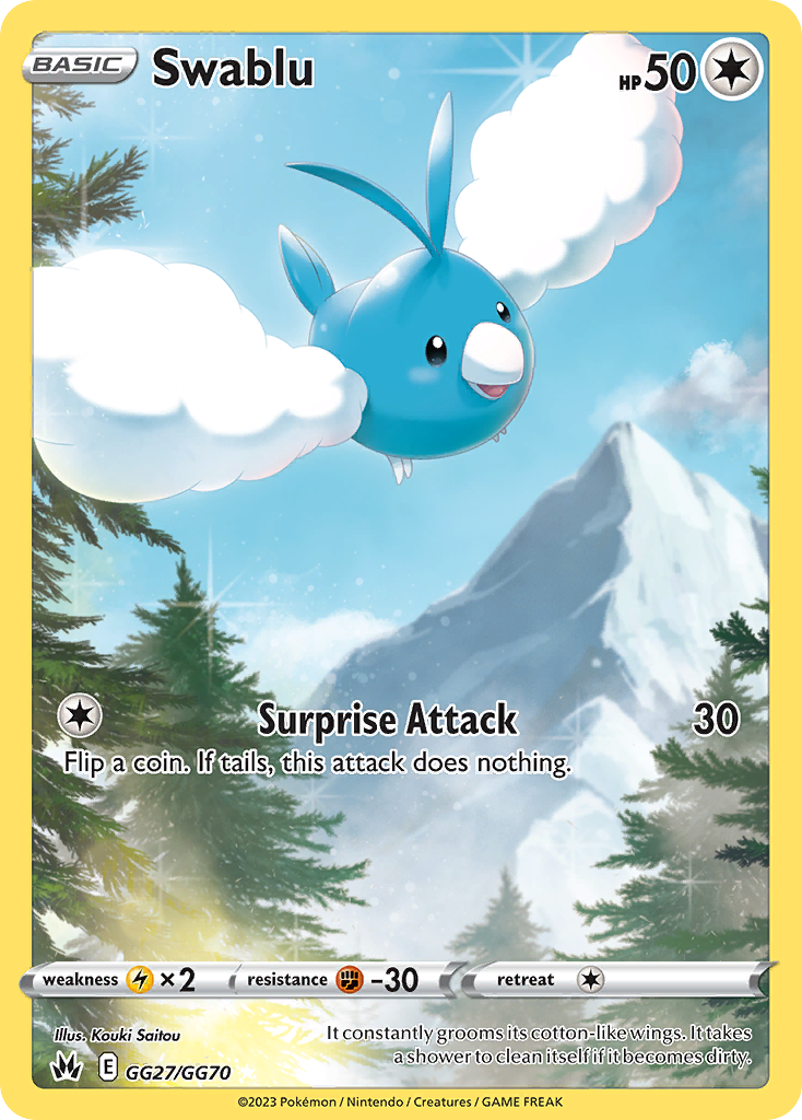 Swablu - Crown Zenith Galarian Gallery - GG27