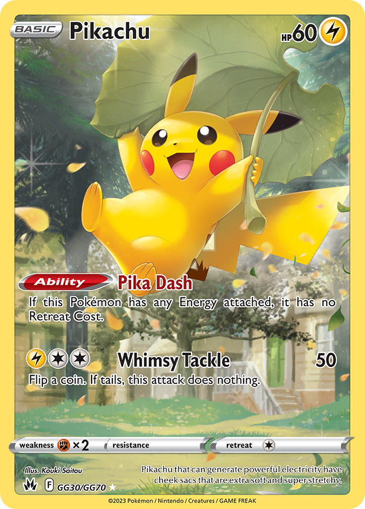 Pikachu - Crown Zenith Galarian Gallery - GG30