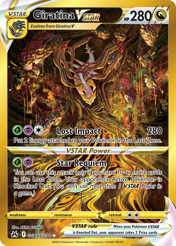 Giratina VSTAR - Crown Zenith Galarian Gallery - GG69