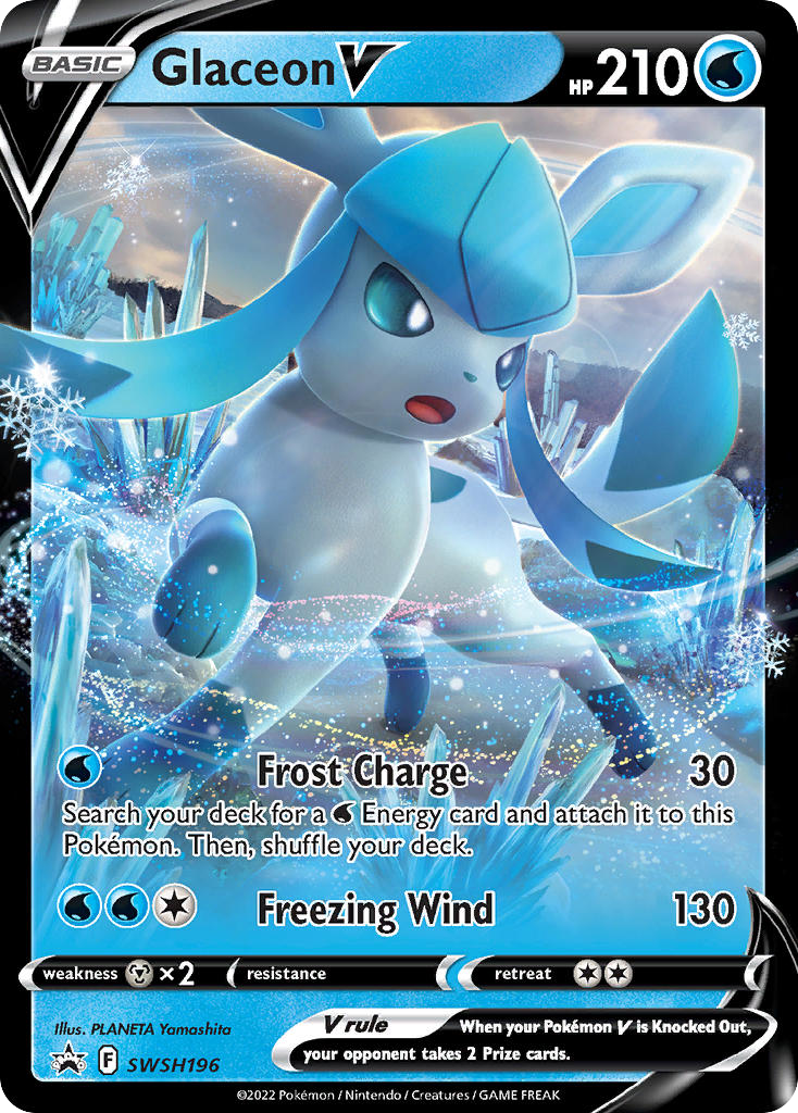 Glaceon V - SWSH Black Star Promos - SWSH196