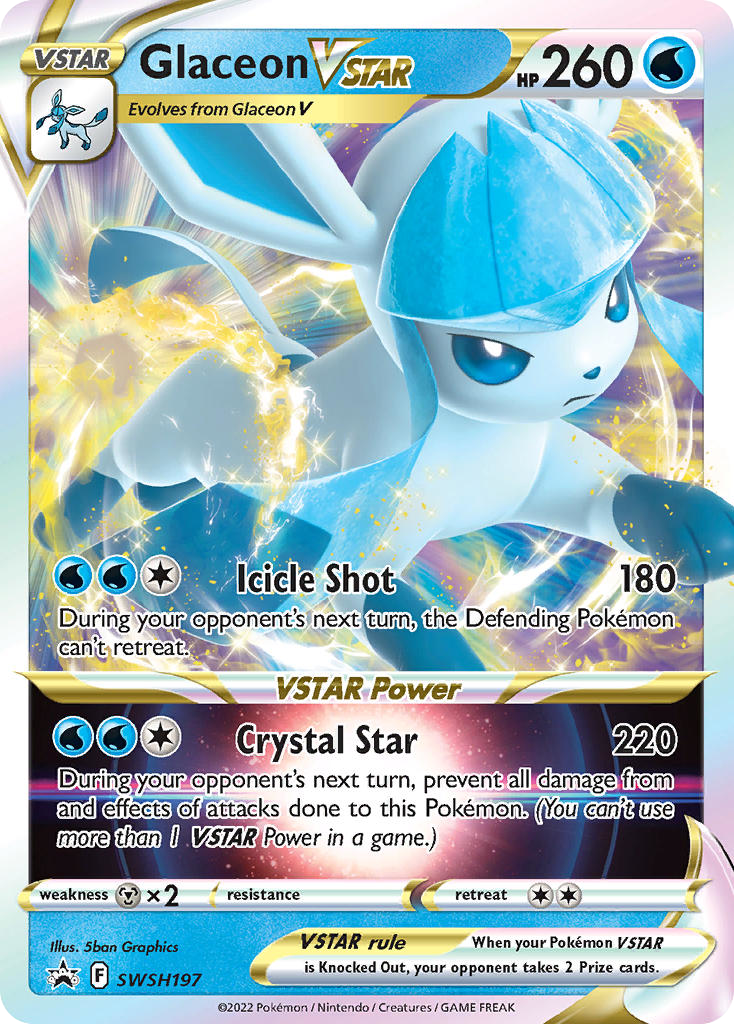 Glaceon VSTAR - SWSH Black Star Promos - SWSH197