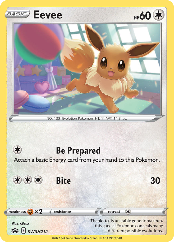 Eevee - SWSH Black Star Promos - SWSH212