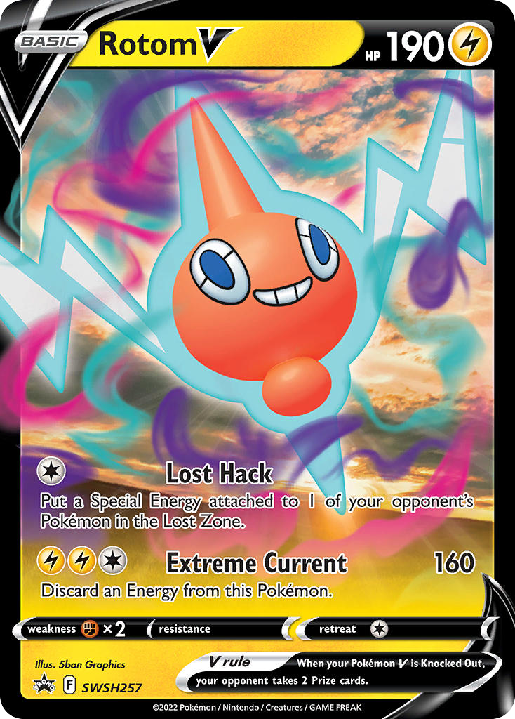 Rotom V - SWSH Black Star Promos - SWSH257