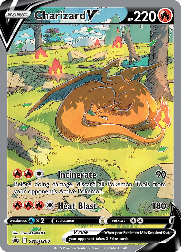 Charizard V - SWSH Black Star Promos - SWSH260