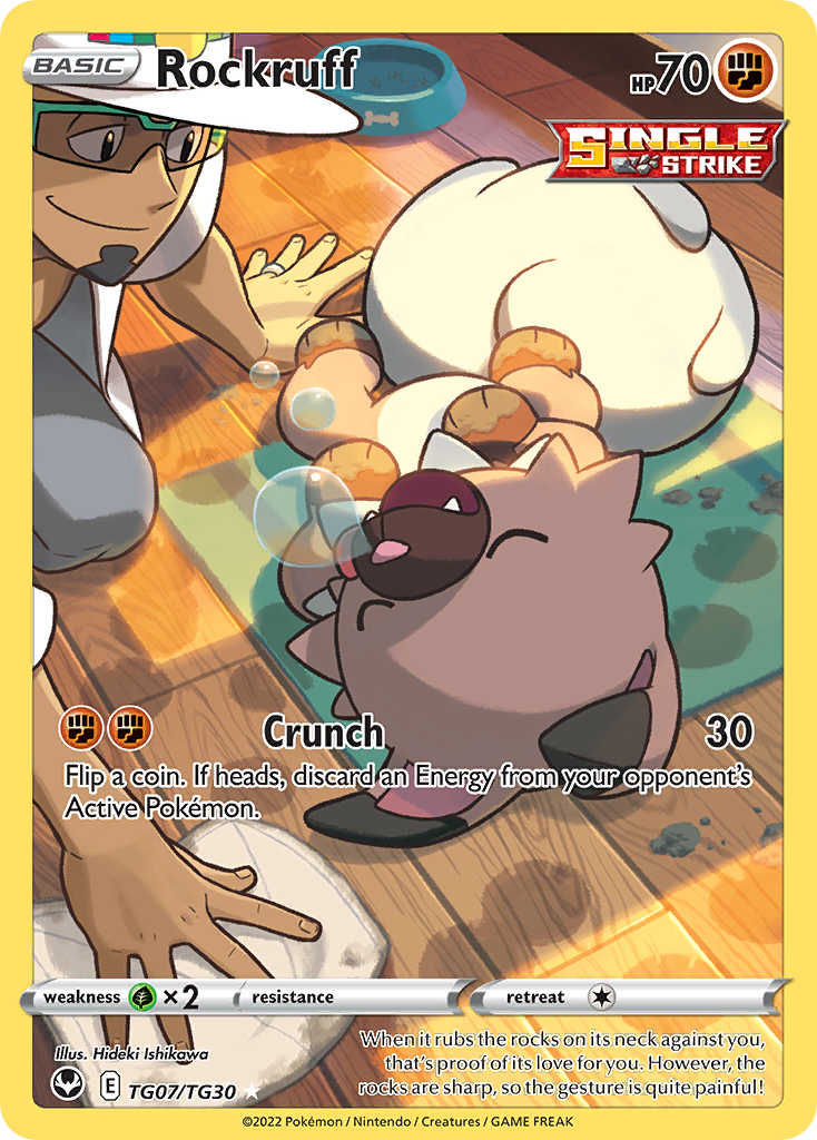 Rockruff - Silver Tempest Trainer Gallery - TG07