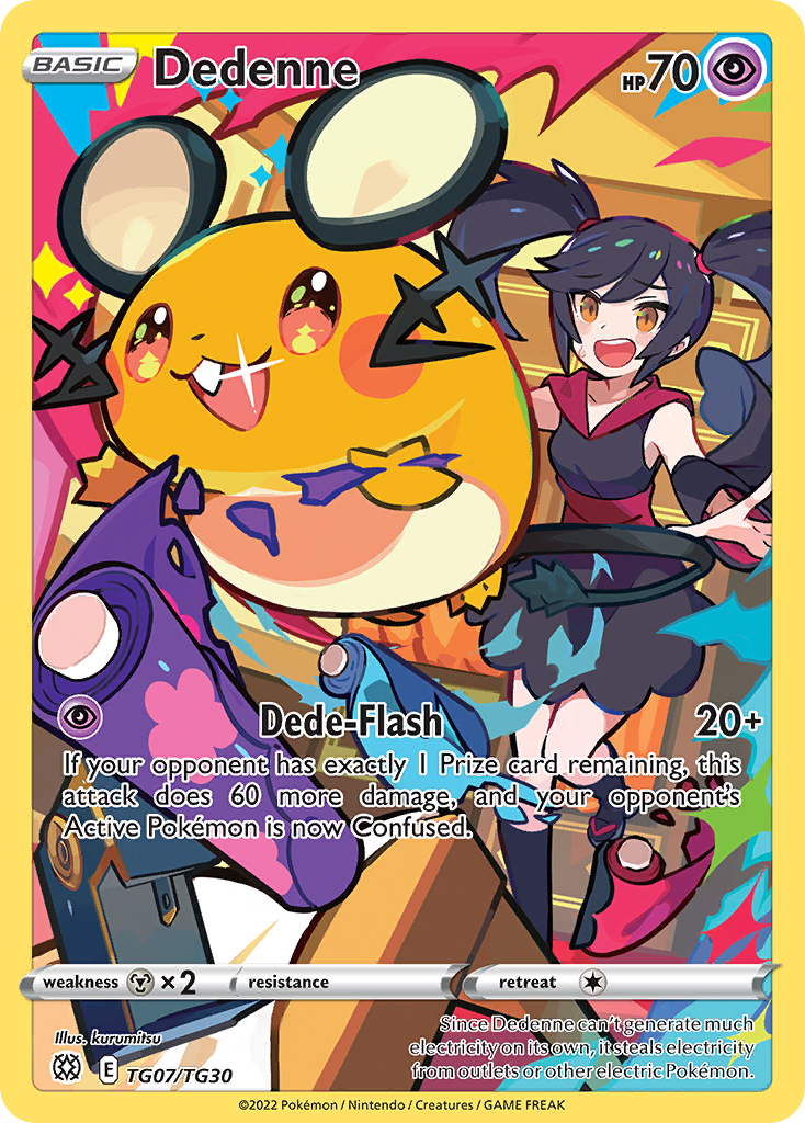 Dedenne - Brilliant Stars Trainer Gallery - TG07