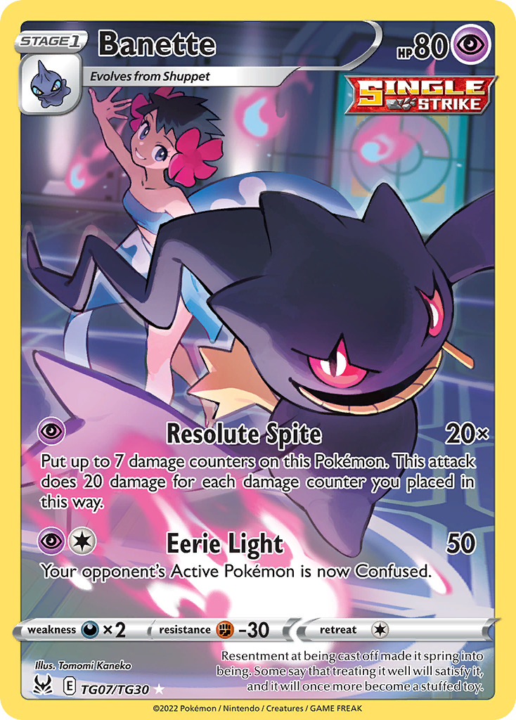 Banette - Lost Origin Trainer Gallery - TG07