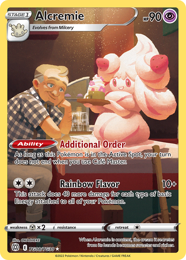 Alcremie - Brilliant Stars Trainer Gallery - TG08