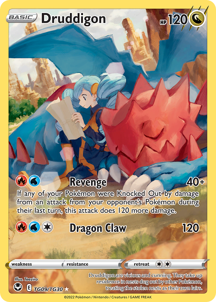 Druddigon - Silver Tempest Trainer Gallery - TG09