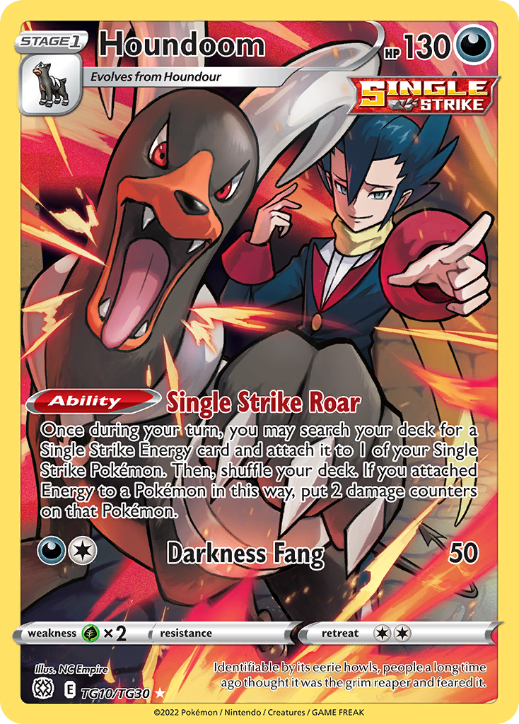 Houndoom - Brilliant Stars Trainer Gallery - TG10