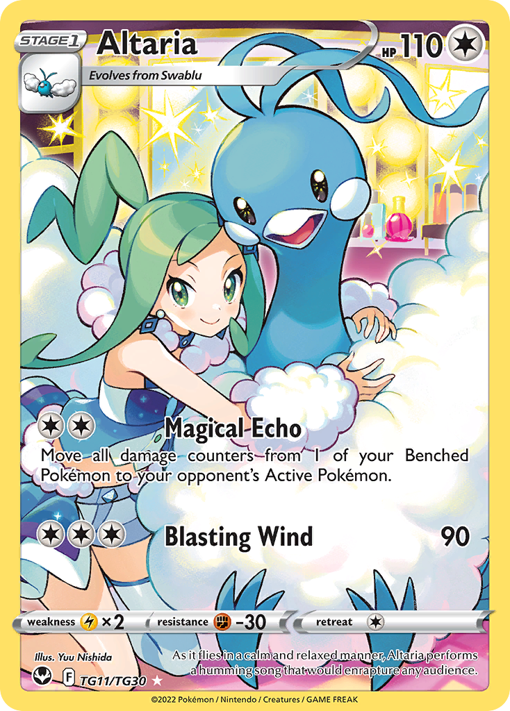 Altaria - Silver Tempest Trainer Gallery - TG11