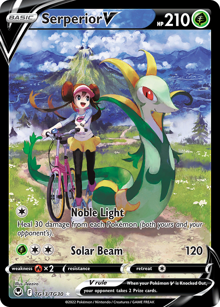 Serperior V - Silver Tempest Trainer Gallery - TG13