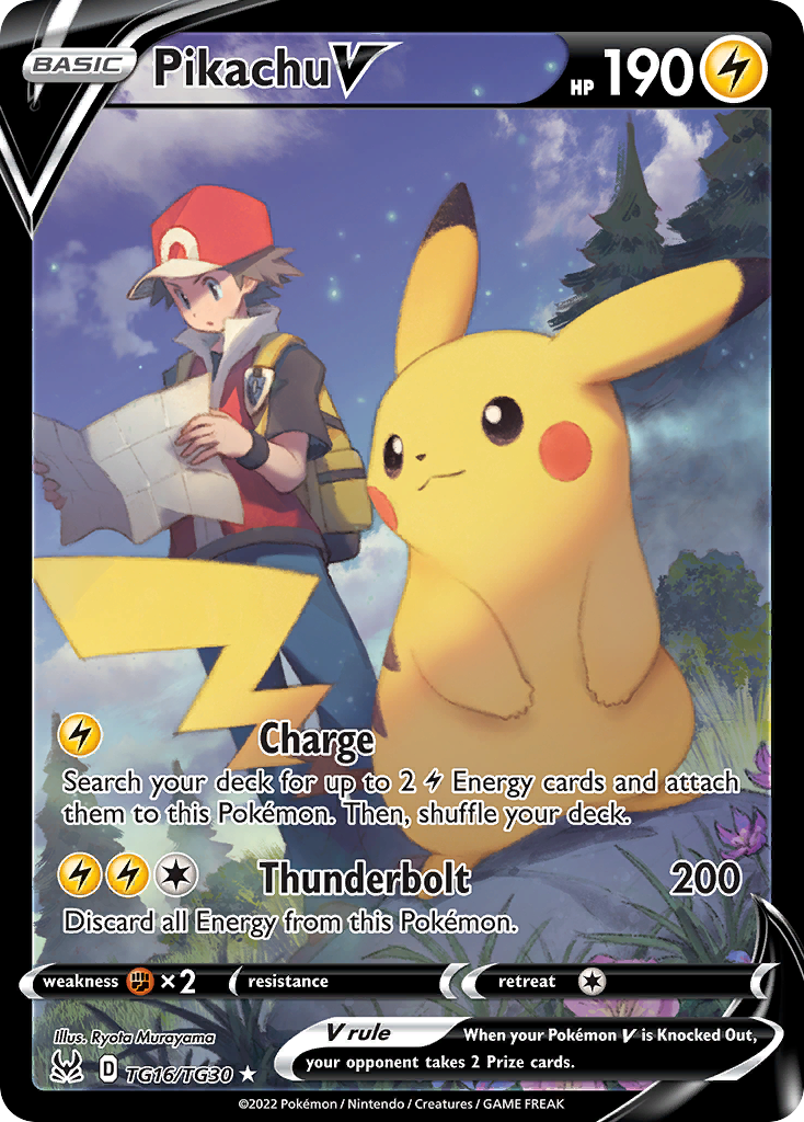 Pikachu V - Lost Origin Trainer Gallery - TG16
